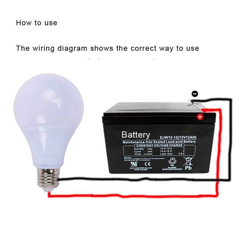 

5pcs LED Bulbs 12V DC 15W 12W 9W 7W 5W 3W E27 Cold White LED Lamp Home Camping Hunting Emergency Outdoor Light Lamparas