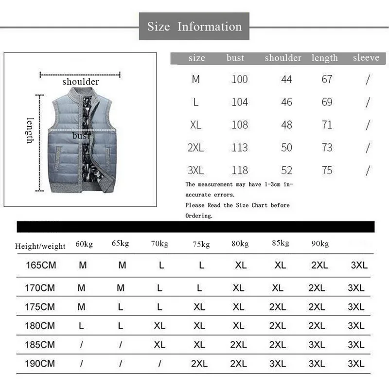 HEFLASHOR 2019 New Sleeveless Vest Men Winter Fashion Warm Soild Jacket Slim Waistcoat For Windbreaker Coats | Мужская одежда