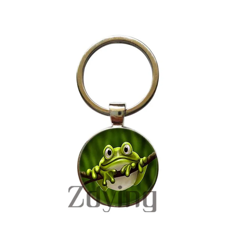 Zdying Мода Дракон птицы брелок лошадь стеклянный животный узор с кабошоном кулон