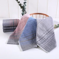 34x34cm gauze cotton color striped adult face towel soft absorbent home bathroom terry washcloth