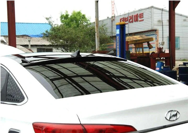 For HYUNDAI Sonata Roof Spoiler 2015-2017 spoiler High Quality ABS Material Car Rear Wing Primer Color | Автомобили и мотоциклы