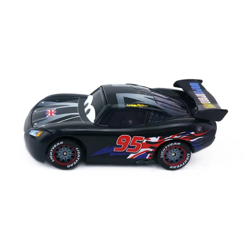 Disney Pixar Cars No.95 Lightning Mcqueen UK Pattern 1:55 Diecast Metal Toy Car Model Loose New Kids Gift Free Shipping |