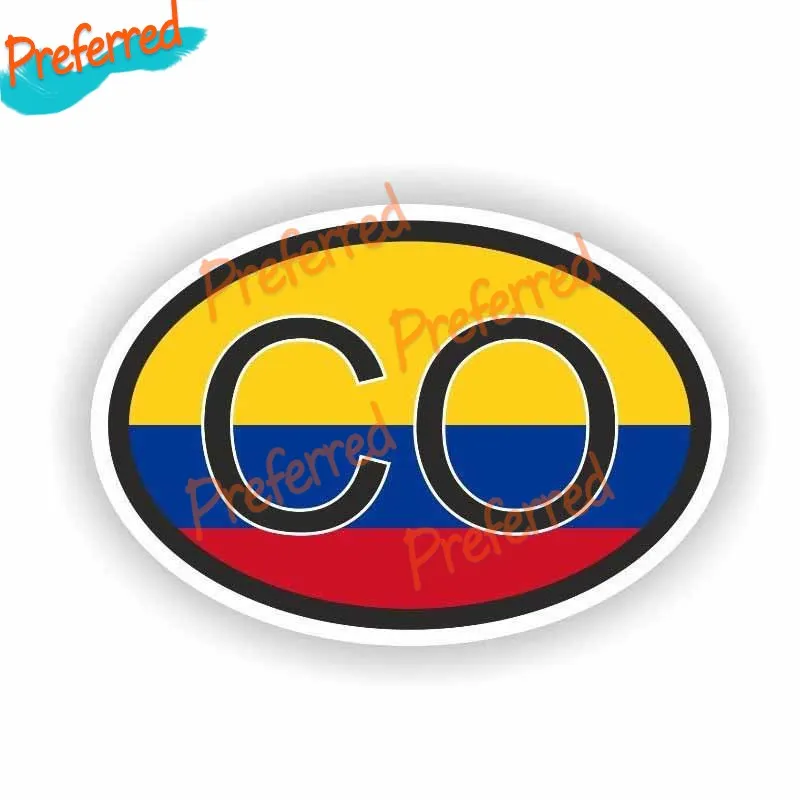 

Creative Flag COLOMBIA CO Decal Motocross Racing Laptop Helmet Trunk Wall Vinyl Car Sticker Die Cutting