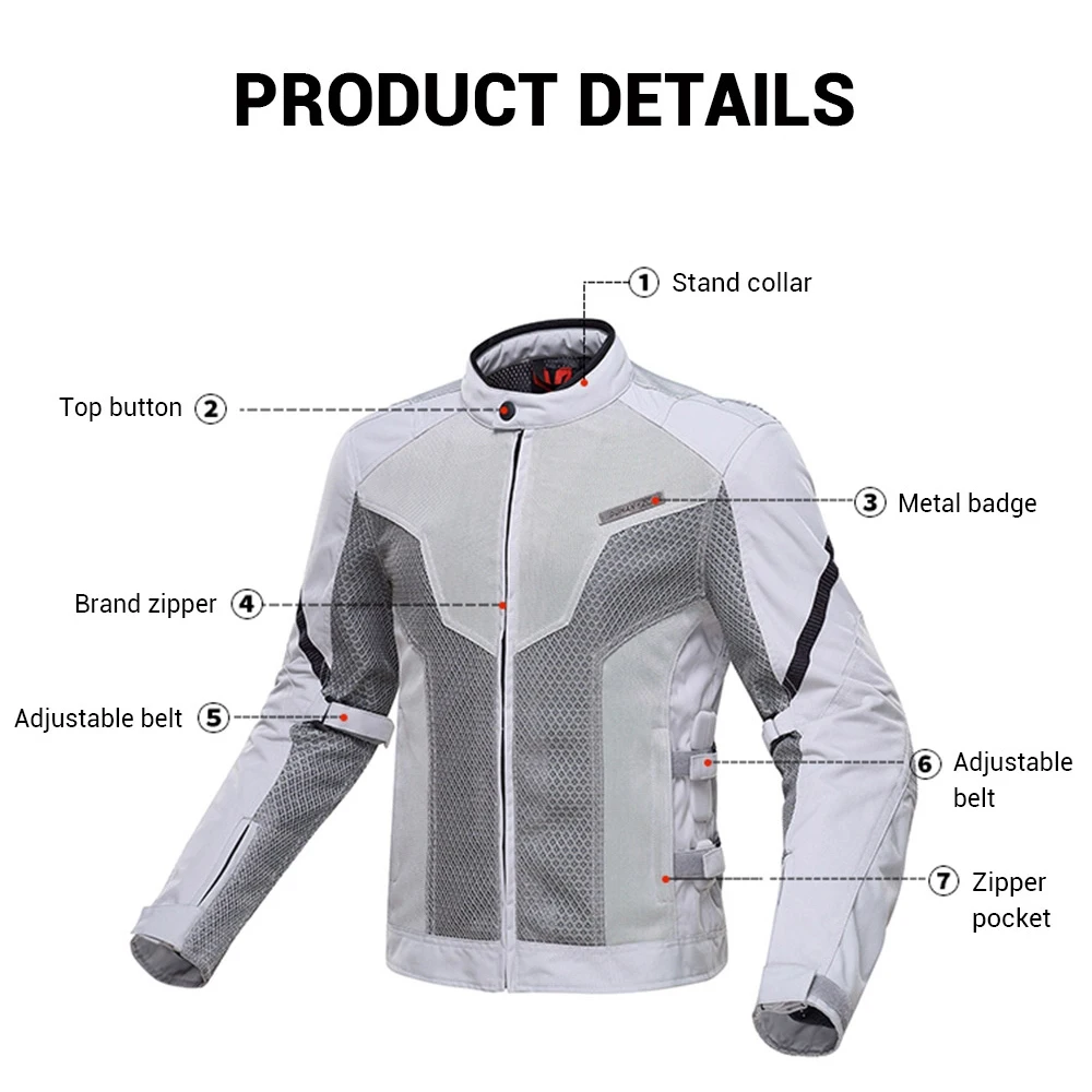 DUHAN мотоциклетная куртка Мужская сетчатая Chaqueta одежда для езды на мотоцикле