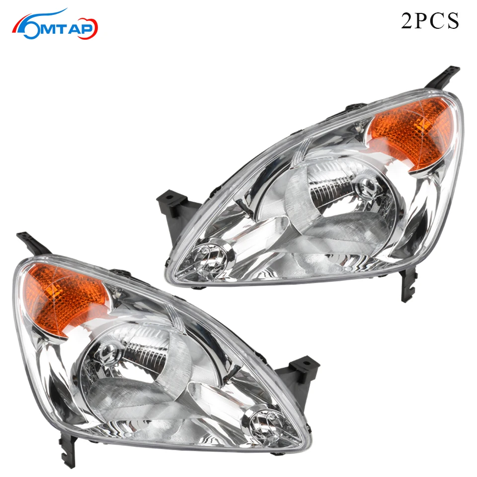 MTAP 2 шт. головной светильник переднего бампера налобный фонарь в сборе для Honda CRV