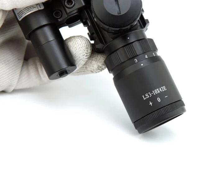 Новый компактный оптический прицел для охоты 3-10x42 + redlaser R/GIllum. Сетка Mil-Dot | Спорт и