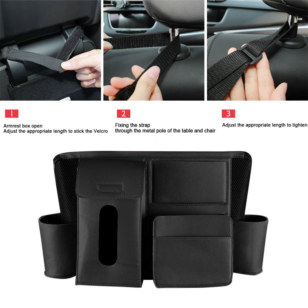 

Car Seat Hanging Storage Bag Back Car Multi-function Induction Supplies Storage Pouch Auto Stowing Tidying Interior Accessories
