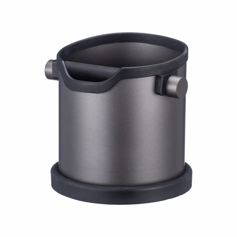 Cubo de almacenamiento de acero inoxidable para heces de caf&eacute;, Cubo de silicona para heces de caf&eacute; en polvo, para el hogar-0