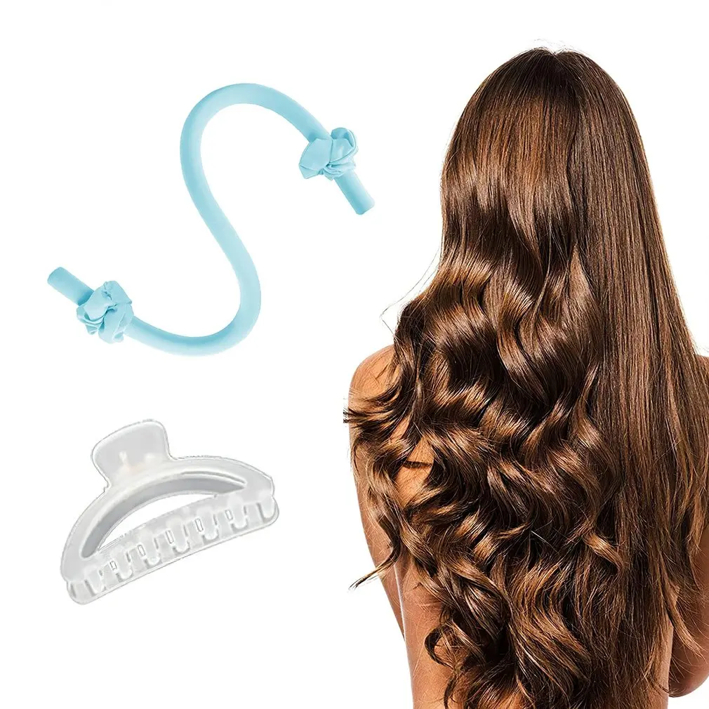 

Women Wave Formers Heatless Hair Curlers For Long Hair Silk Ribbon Hair Rollers Heatless Curling Rod Curling Headband