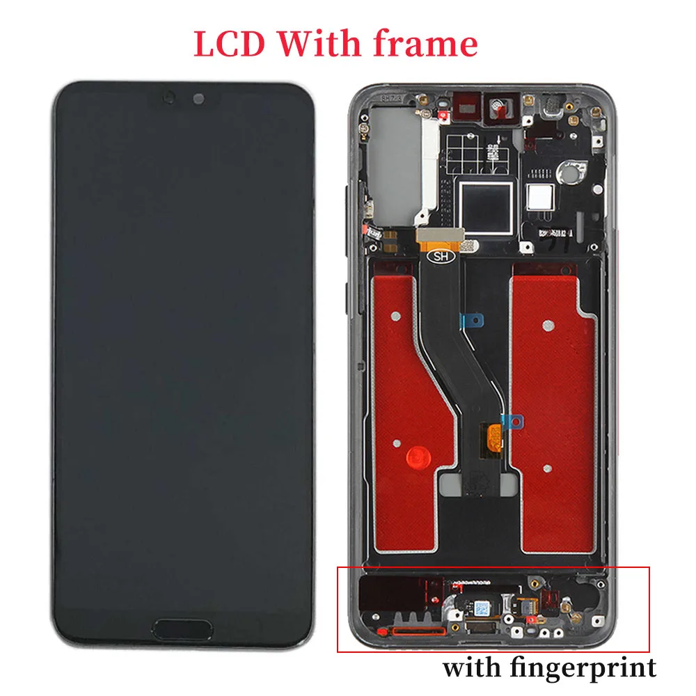 

For Huawei P20 Pro CLT-AL01 CLT-L29 CLT-L09 Lcd Display With frame Touch Screen Digitizer Assembly for huawei p20plus p20pro