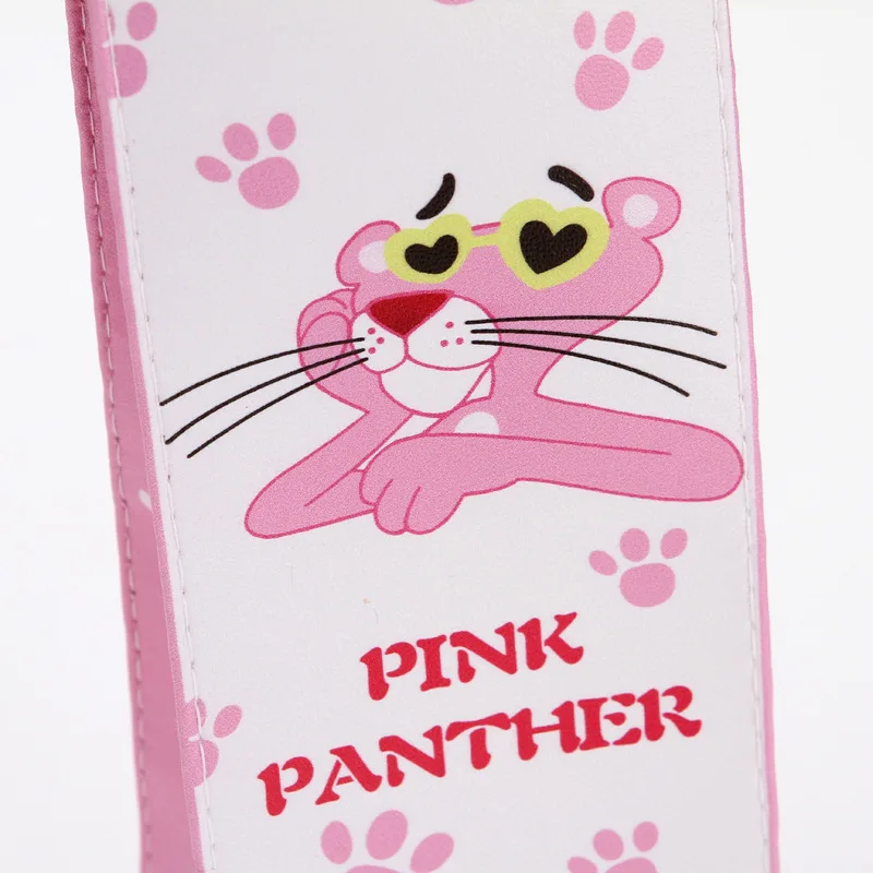 Чехол для карандашей с изображением розовой Пантеры и бутылки молоком милый