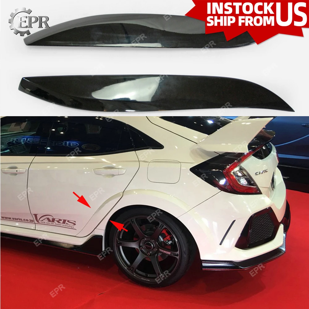 Для Honda Civic 5Dr Тип R FK8 VRSAR1 FRP стекло волокно заднее крыло отделка тюнинг часть для