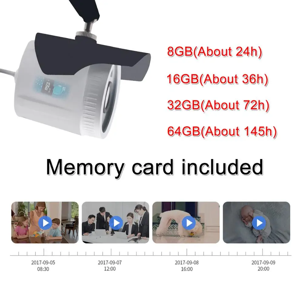 1080p cctv безопасности IP камера беспроводной HD wifi ir 2MP Крытый Открытый p2p наблюдение ONVIF улица 720P cam пуля yoosee