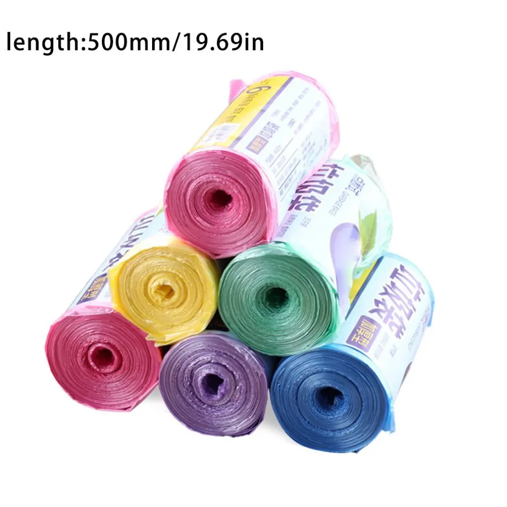 

Garbage bag household breakpoint thickening affordable kitchen color breakpoint large trash can plastic bag disposable