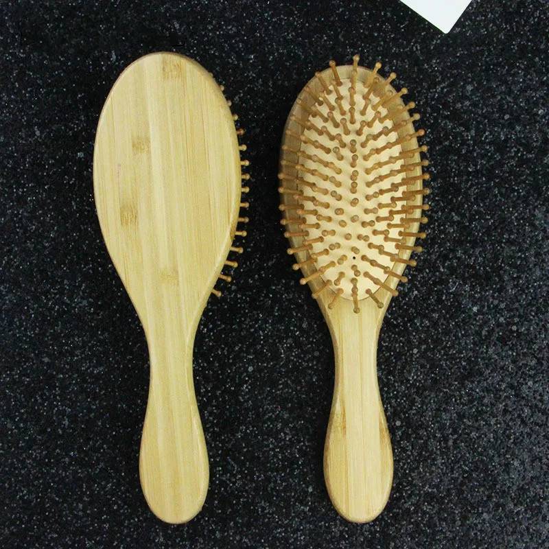 Деревянная расческа для волос бамбуковая Подушка массажная из