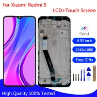 original for xiaomi redmi 9 lcd display screen touch screen digitizer assembly phone parts for redmi 9 m2004j19g lcd display