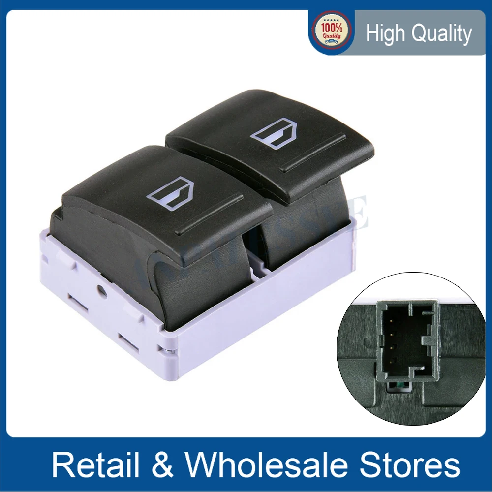 

7E0 959 855A 7E0959855A 7E0 959 855 A Power Electric Passenger Window Control Switch Button fit For Volkswagen Transporter T5 T6