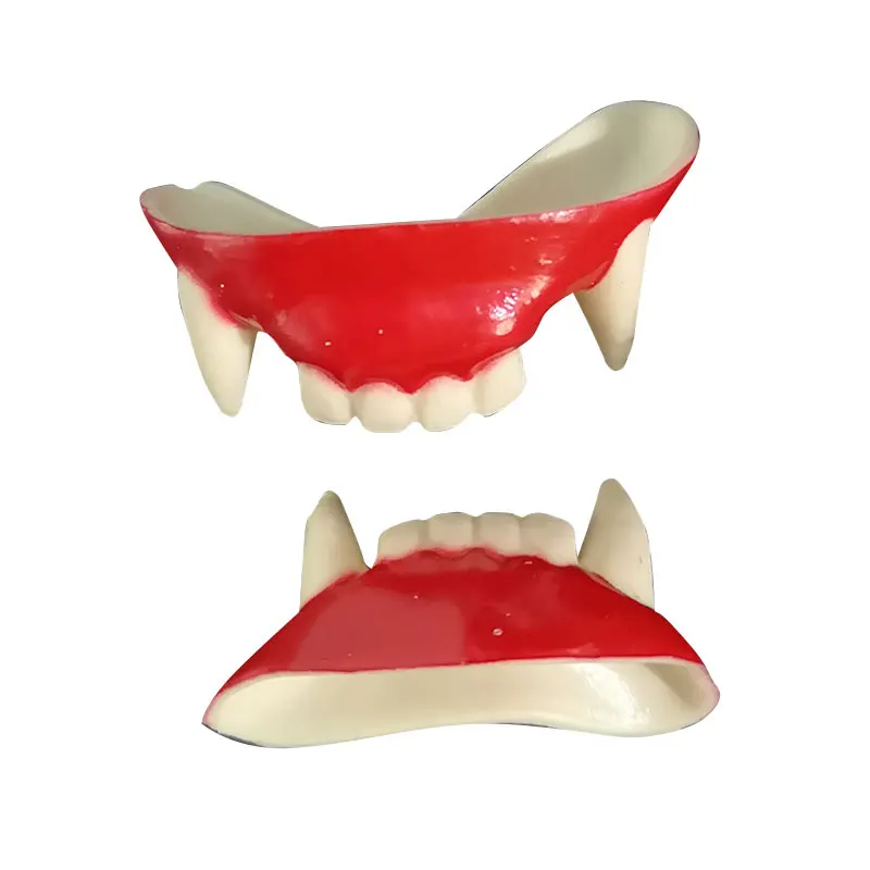 Страшные вечерние пластмассовые зубные протезы для косплея на Хэллоуин