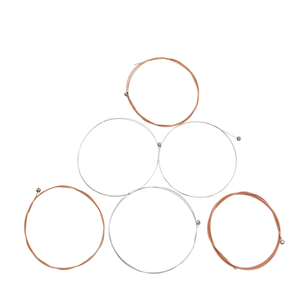 

Set Of 6pcs E/B/G/D/A/E For Acoustic Guitar Strings Accessory Parts Gift