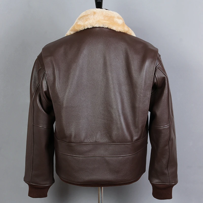 Авирекс FLY меховой воротник ВВС летные куртки из коровьей кожи мотоциклетная