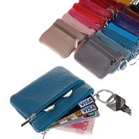 women men ladies pu leather small wallet coin purse bag card holder zip clutch zipper short mini slim wallet handbag