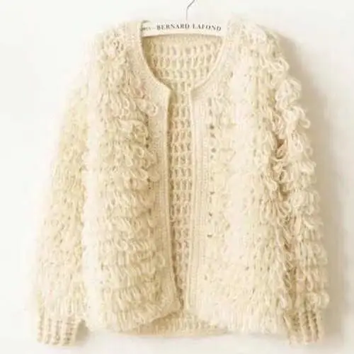 

Spring Autumn Cardigan Women Solid Single Breasted Preppy Style New Thick Warm Outwear Korean Style Soft Knitted Sweater M85