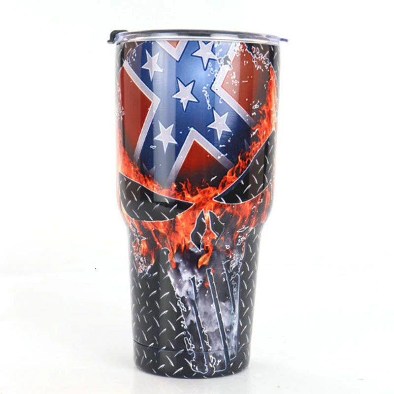 Кофейные кружки Swig с черепом дорожная кружка 30 унций вакуумная фляжка бутылка из