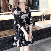 new floral dress womens summer dress skirt summer new style womens clothing trendy students korean version party dress