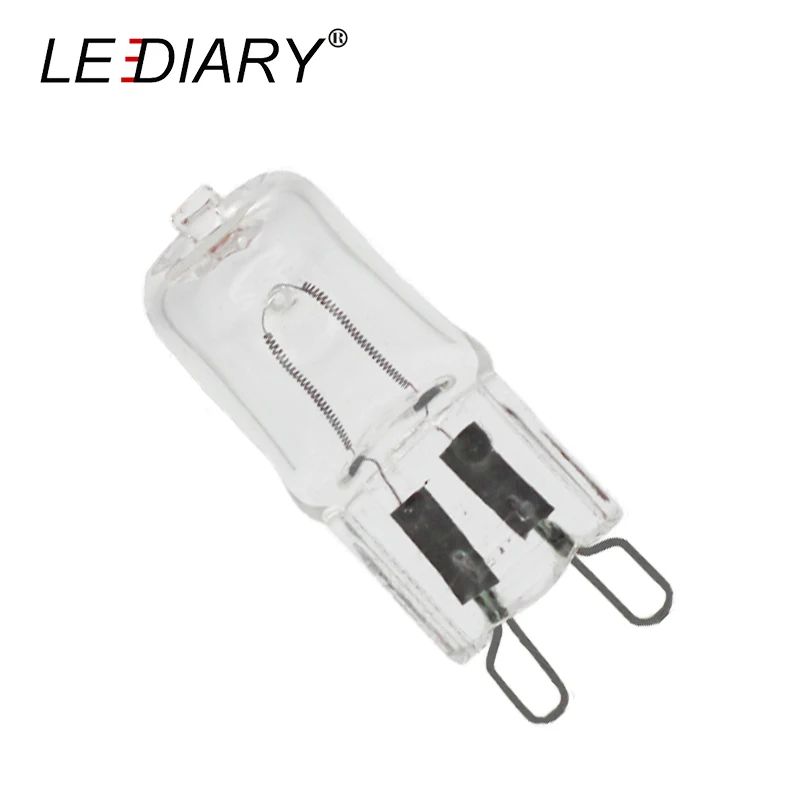Сверхъяркая галогенная лампа LEDIARY 100 шт./лот G9 25/40/60 Вт 110 В/220 В 2800K теплый белый