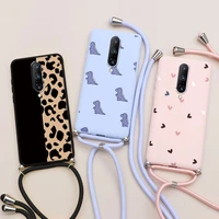 For Oneplus Pro Case Fashion Lanyard Necklace TPU Phone Back Cover Cases For One Plus Pro 1 7 oneplus7T oneplus7 Funda