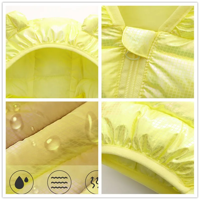 

2021 Newborn Warm Cotton Clothing Jackets For Boys Autumn And Winter Baby Girl Clothes With Hooded Waterproof Coats Kids Infants