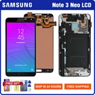 Экран AMOLED 5,5 дюйма для Samsung Galaxy Note3 Neo, ЖК-дисплей, дигитайзер, Запчасти для Samsung Note Galaxy 3 Mini N750 N7505