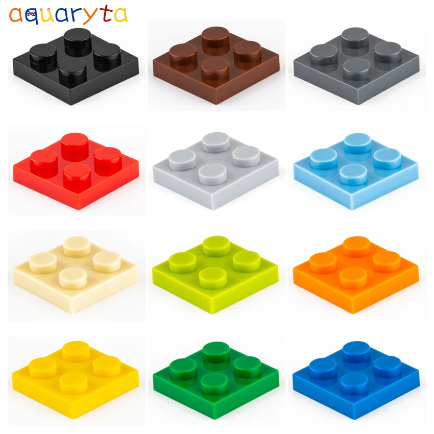 

Aquaryta 3022 Buliding Blocks Part 160pcs Plate 2x2 DIY Educational Assembles Particles Creative Toys Gift for Children