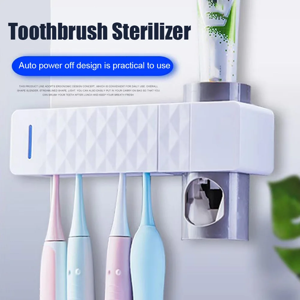 Ультрафиолетовый стерилизатор для зубных щеток с УФ подсветкой Автоматический