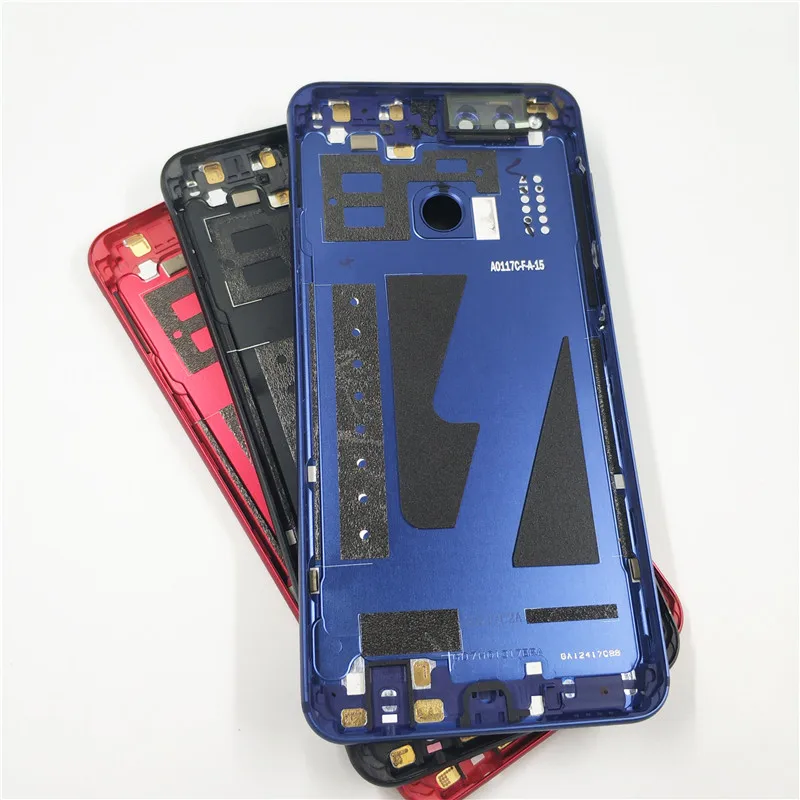 metal for huawei honor 7x bnd l21 bnd l22 battery cover back housing rear door case full battery covercamera lens free global shipping