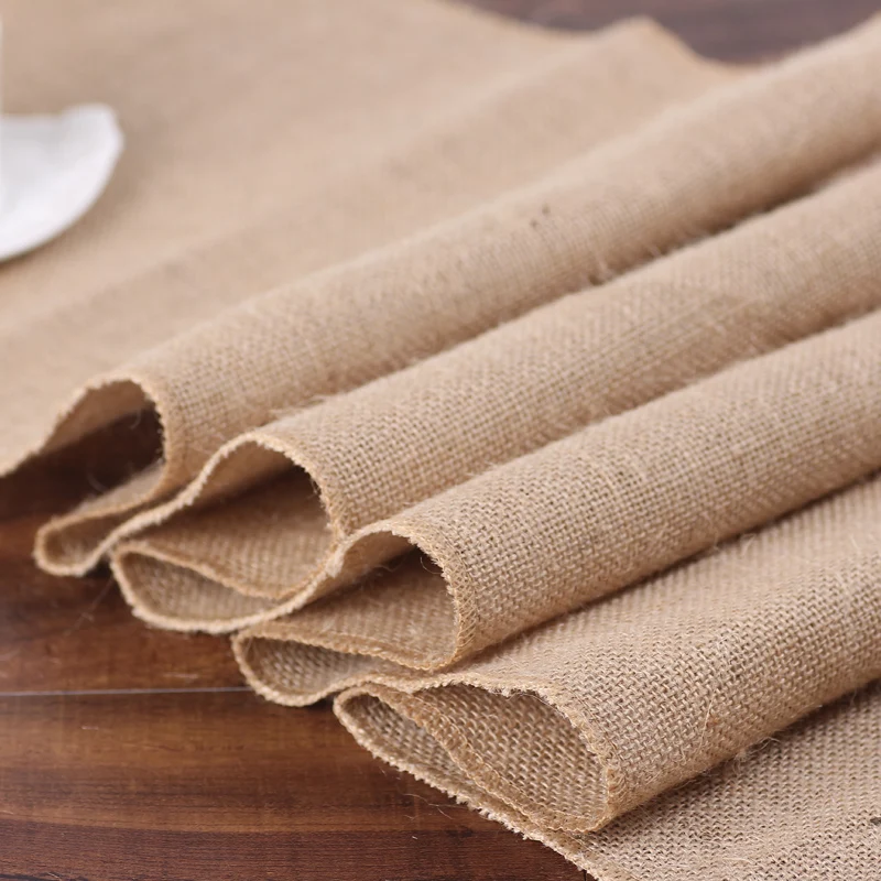 Винтажная скатерть из натурального джута современные деревенские Свадебные