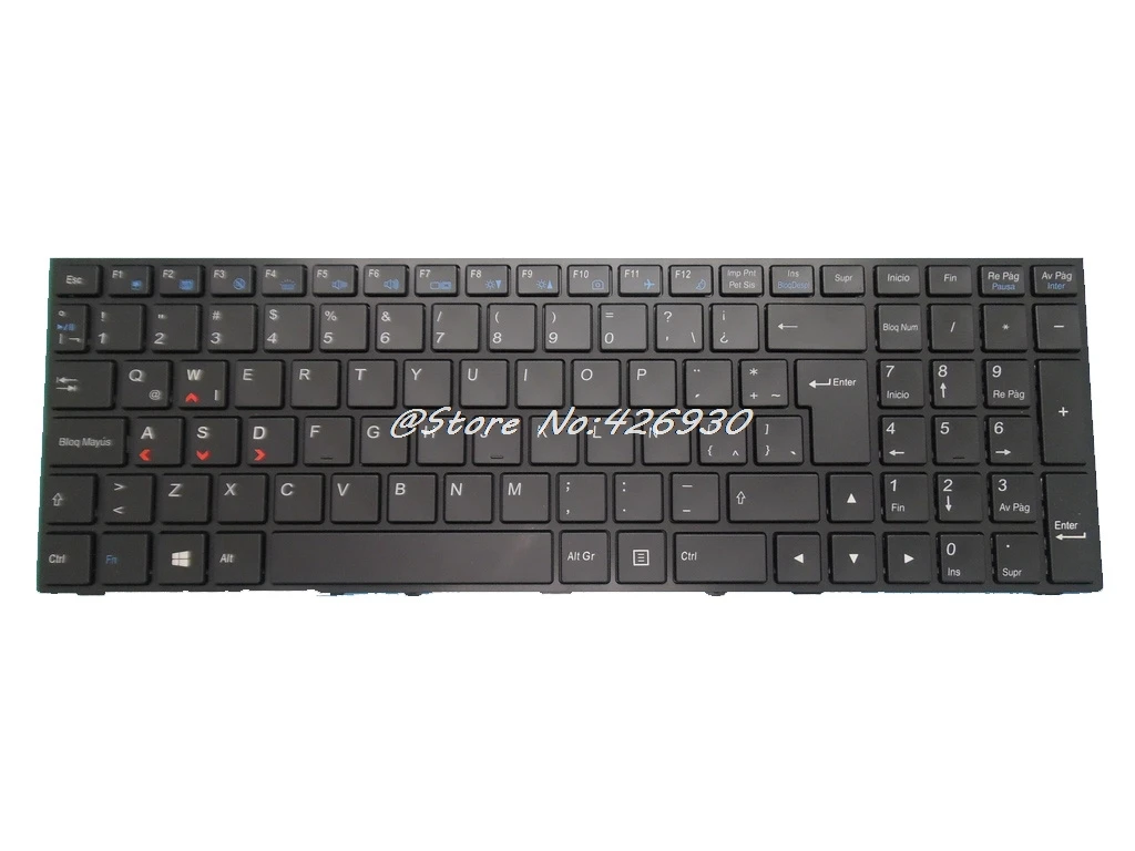 Клавиатура с подсветкой для CLEVO P650 MP-13H83SUJ430B6 MP-13H86CHJ430B MP-13H86CHJ4306 РОССИИ RU Swiss SW Бразилия BR Латинская Америка
