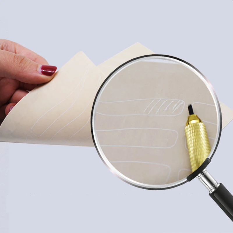 Прозрачный трафарет для бровей из ПВХ 8 форм шаблон инструмент макияжа