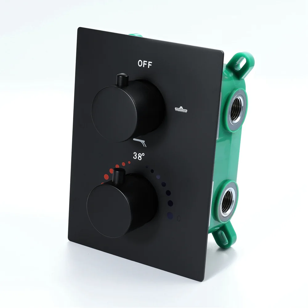 Термостатические Смесители для душа латунный Скрытый кран с 3 режимами работы 2