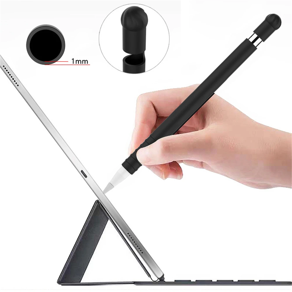Мягкий силиконовый чехол для Apple Pencil 1 iPad Pro Mini Nib оберточный держатель светильник