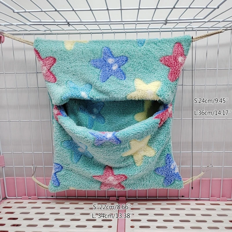 

Sugar Glider Hanging Hammock Swing Bag Small Pet Hamster Snuggle Sleep Bed Nest