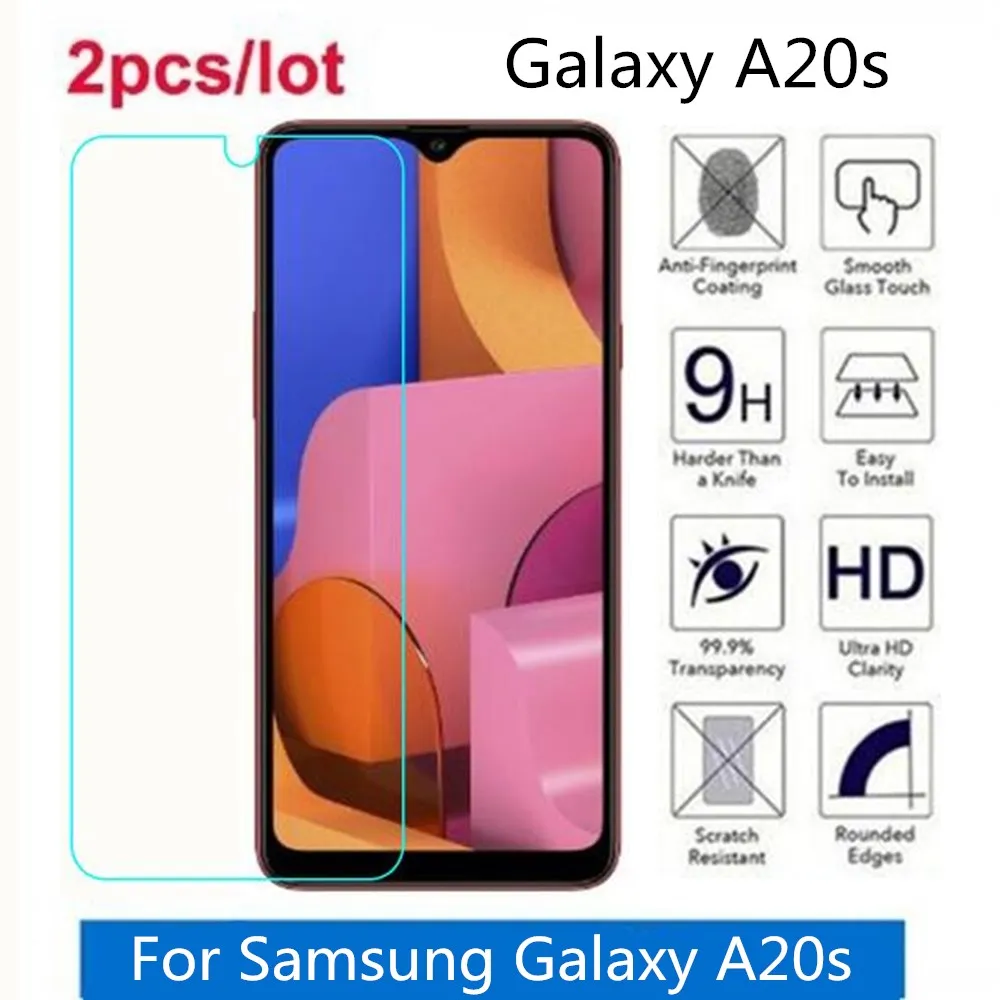 

Закаленное стекло для samsung Galaxy A20s 2.5D Премиум Защитная пленка для экрана для samsung Galaxy A20s защитная пленка, стекло
