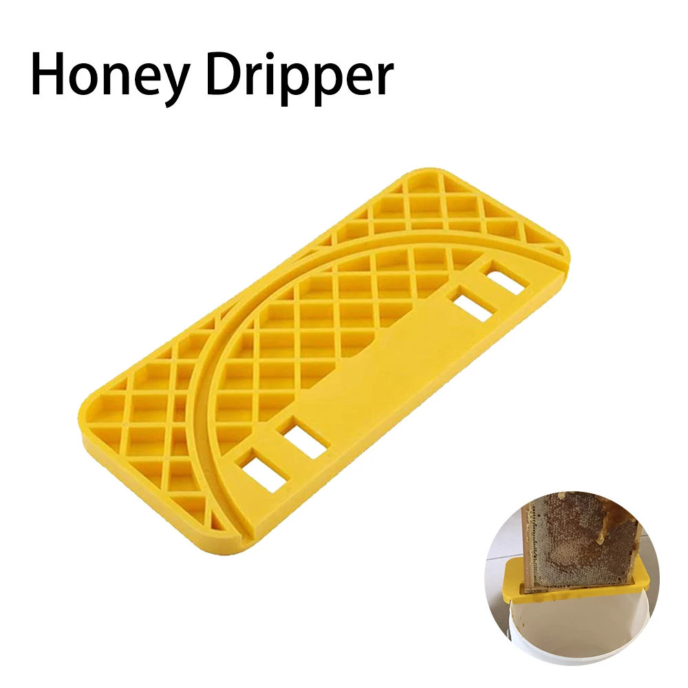 

New Scraper Tool Beekeeping Bee Dipper Equipment Durable Plastic Honey Bucket Comb Honey Frame Shelf Spleen Bee Hive