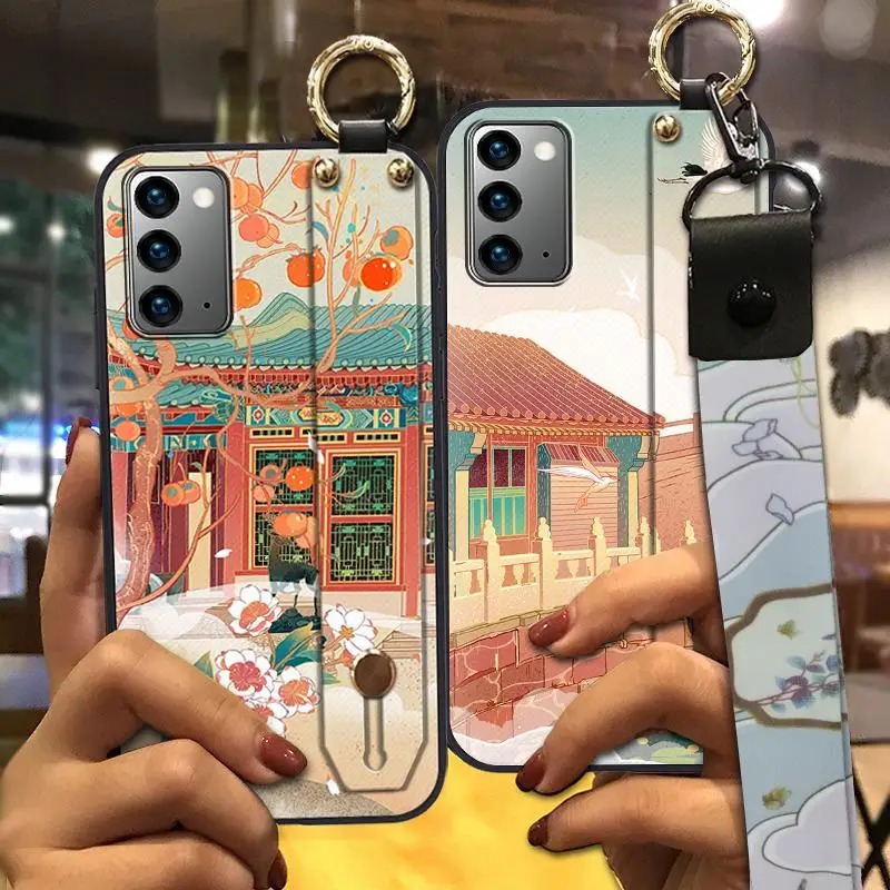 Противоударный женский чехол для телефона Samsung Galaxy Note20 силиконовый мягкий