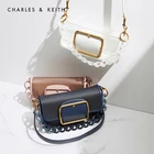 CHARLESKEITHНовинка на летом 2021 CK2-20270695 Дамская прозрачная сумка на одно плечо багетная