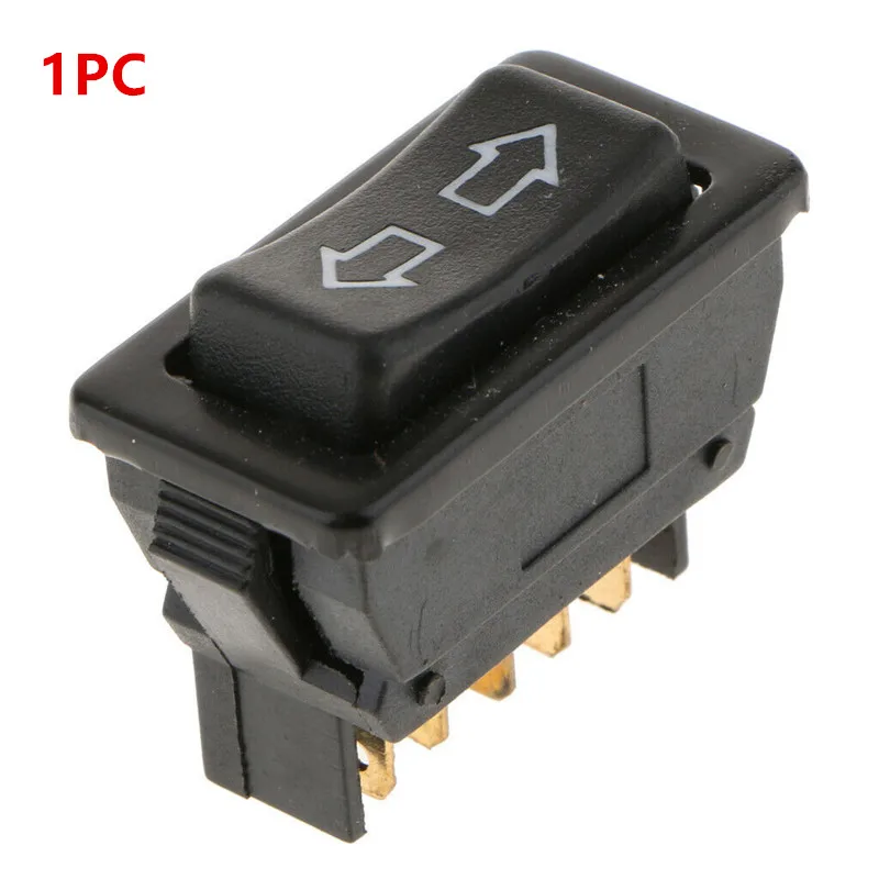 

Универсальный двухсторонний мгновенный Электрический выключатель для окна, 12 В, 20 А, вверх и вниз, кулисный переключатель для автомобиля, фургона, воздушный пуш-ап, 1/2 шт.