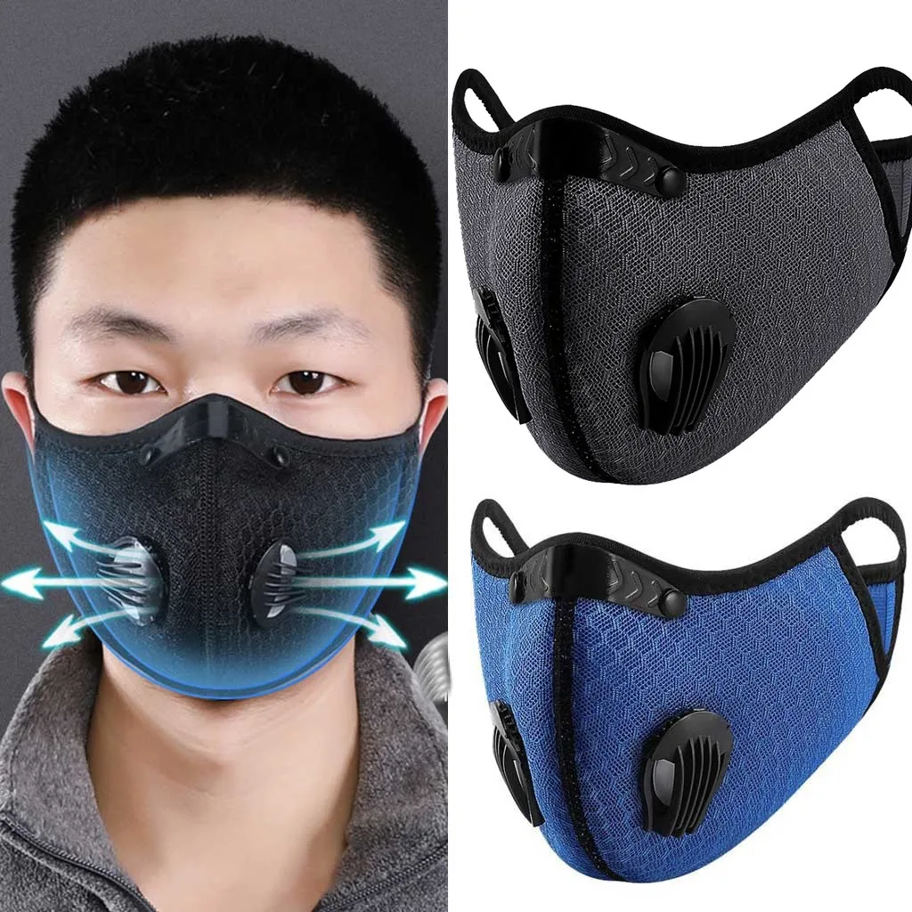 

Pm2.5 Mouth Mask Unisex Face Mask Protection Masks Breathable Half Face Reusable Mask Face Cover For Cycling Outdoor