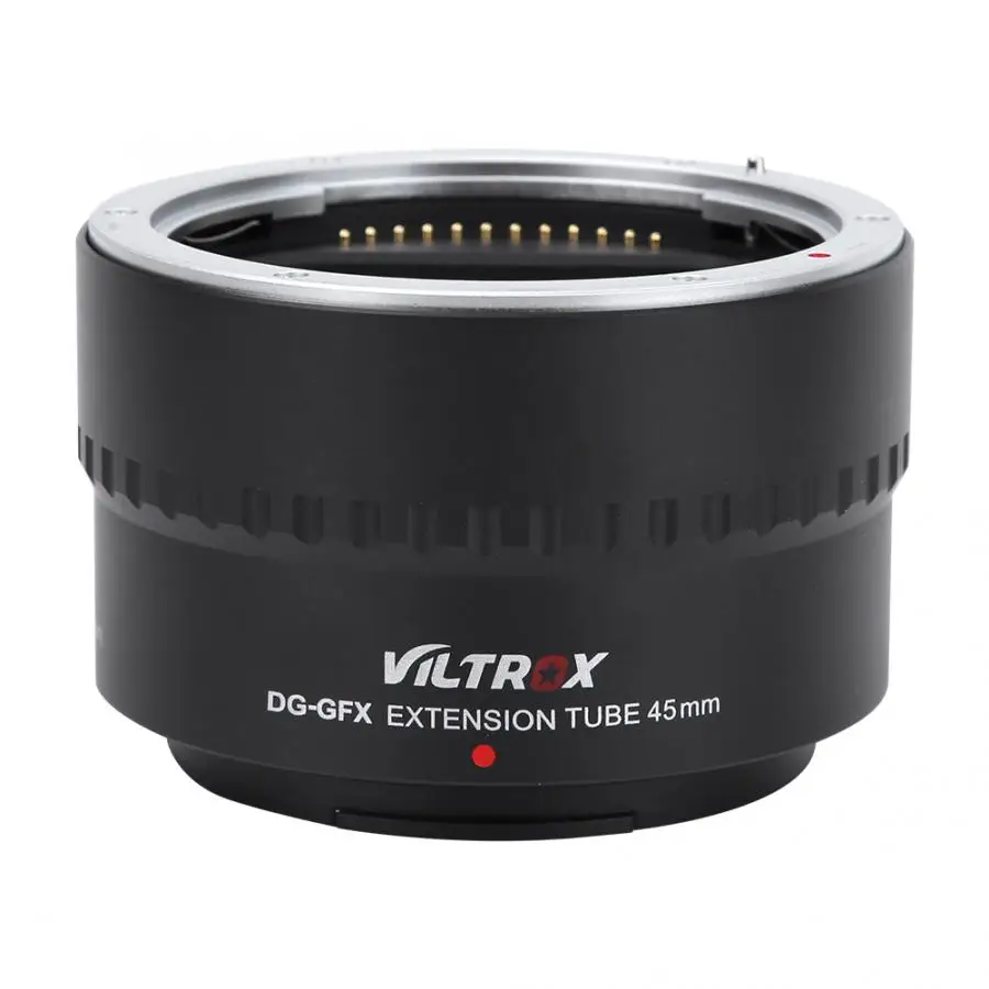 VILTROX адаптер для объектива DG GFX 45 мм Макро Удлинитель Авто фокус Fuji GFX50R/S держатель