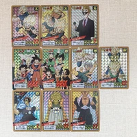 10pcsset dragon ball z gt fierce fight no 8 super saiyan heroes battle card ultra instinct goku vegeta game collection cards