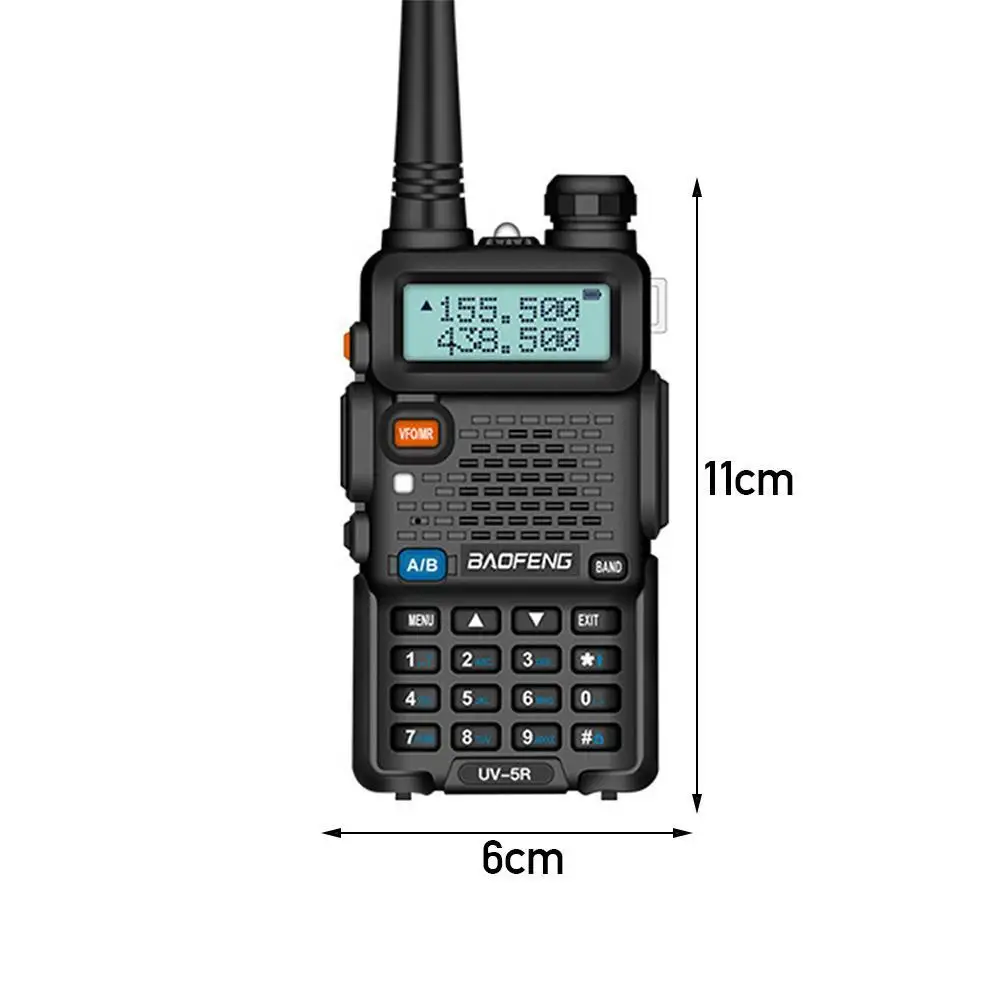 

High-power 8W powerful walkie-talkie long-distance 10km dual-frequency two-way radio CB portable uv5r hunting Baofeng walkie-tal